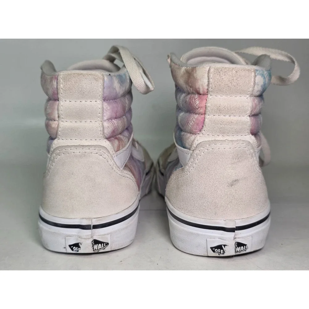 Vans‎ Filmore Hi Heart Tie Dye Women's Sneakers Size 8.5 High Top Suede Shoes